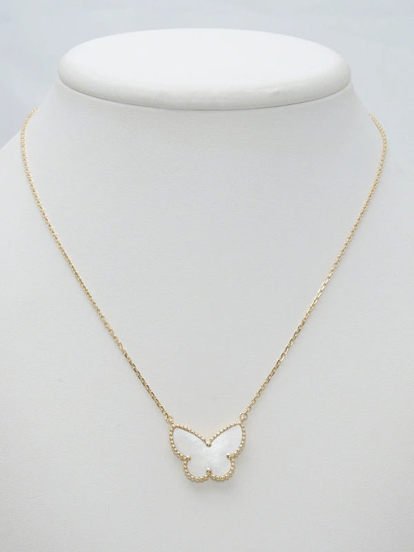 Colar Vintage Alhambra Lucky Butterfly Cream