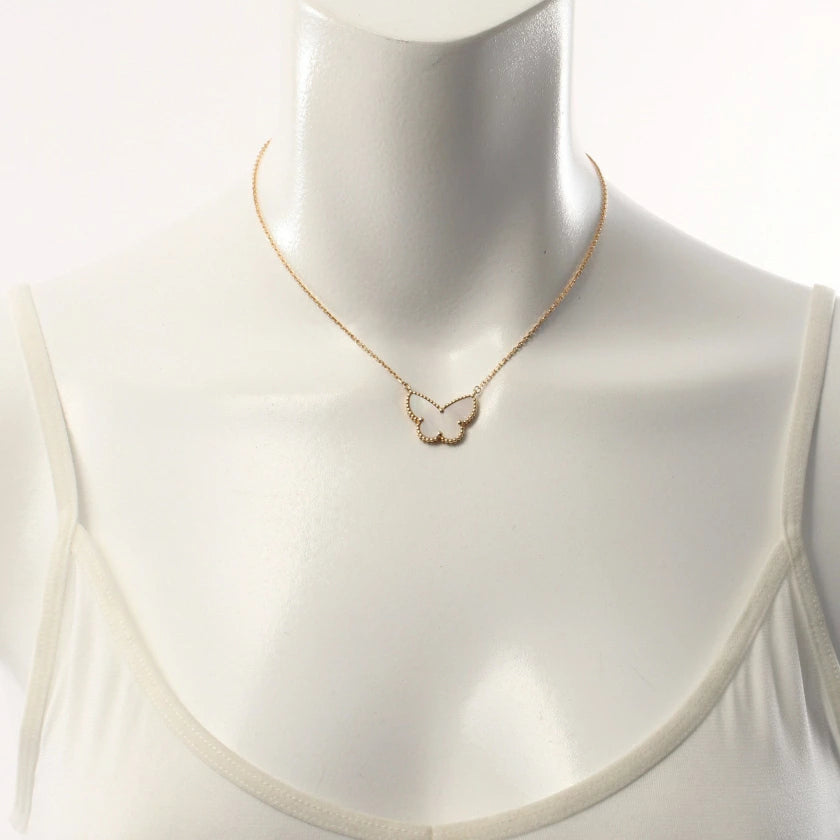Colar Vintage Alhambra Lucky Butterfly Cream
