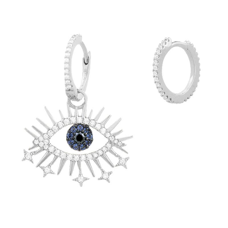 Brinco Assimetrico Olho da Sorte