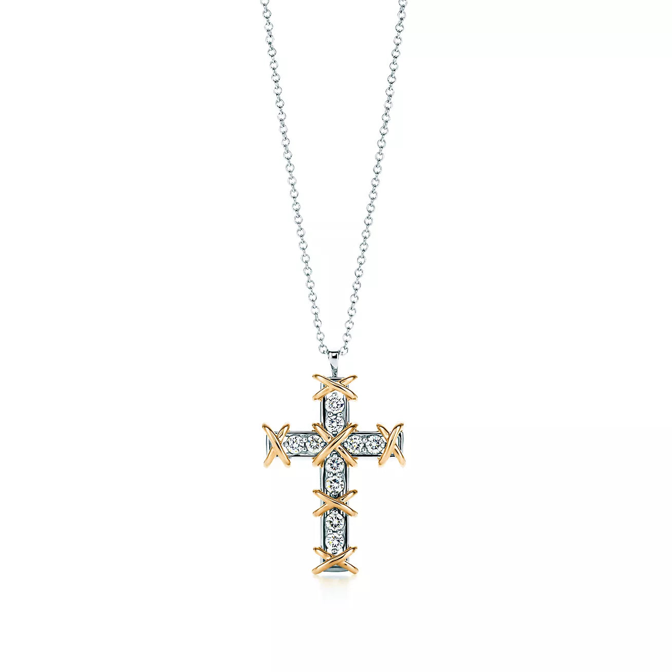 Colar Cruz Dez Pedras