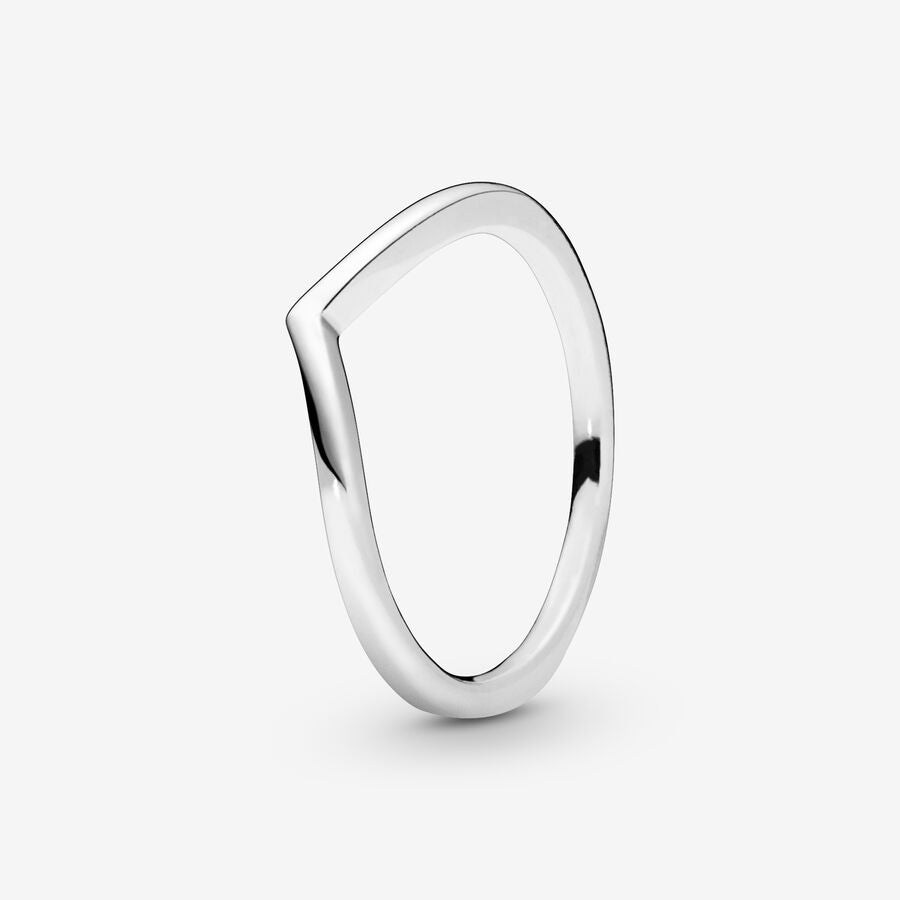 Conjunto de Anel de Chevron da Sorte Brilhante