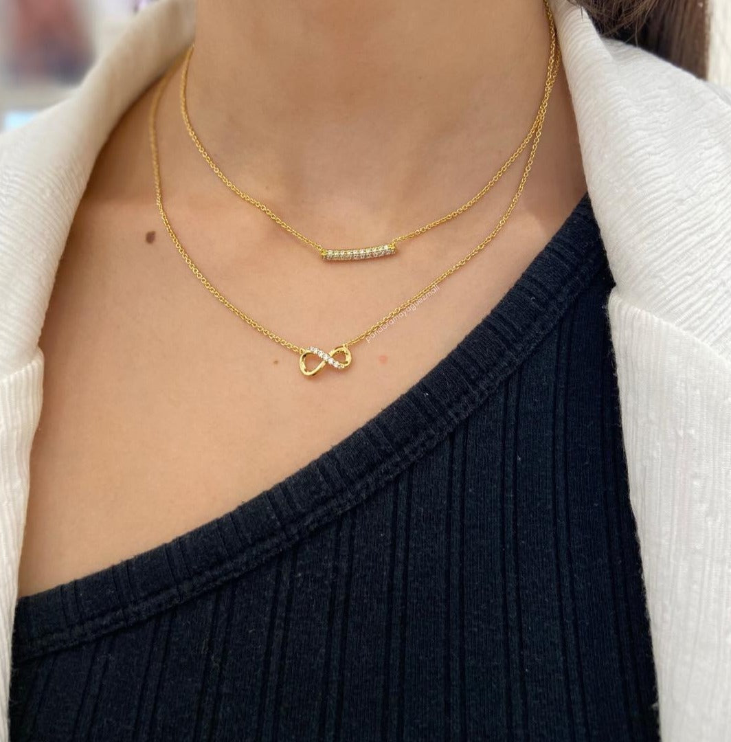 Colar Infinito Brilhante