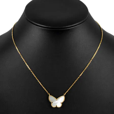 Colar Vintage Alhambra Lucky Butterfly Cream