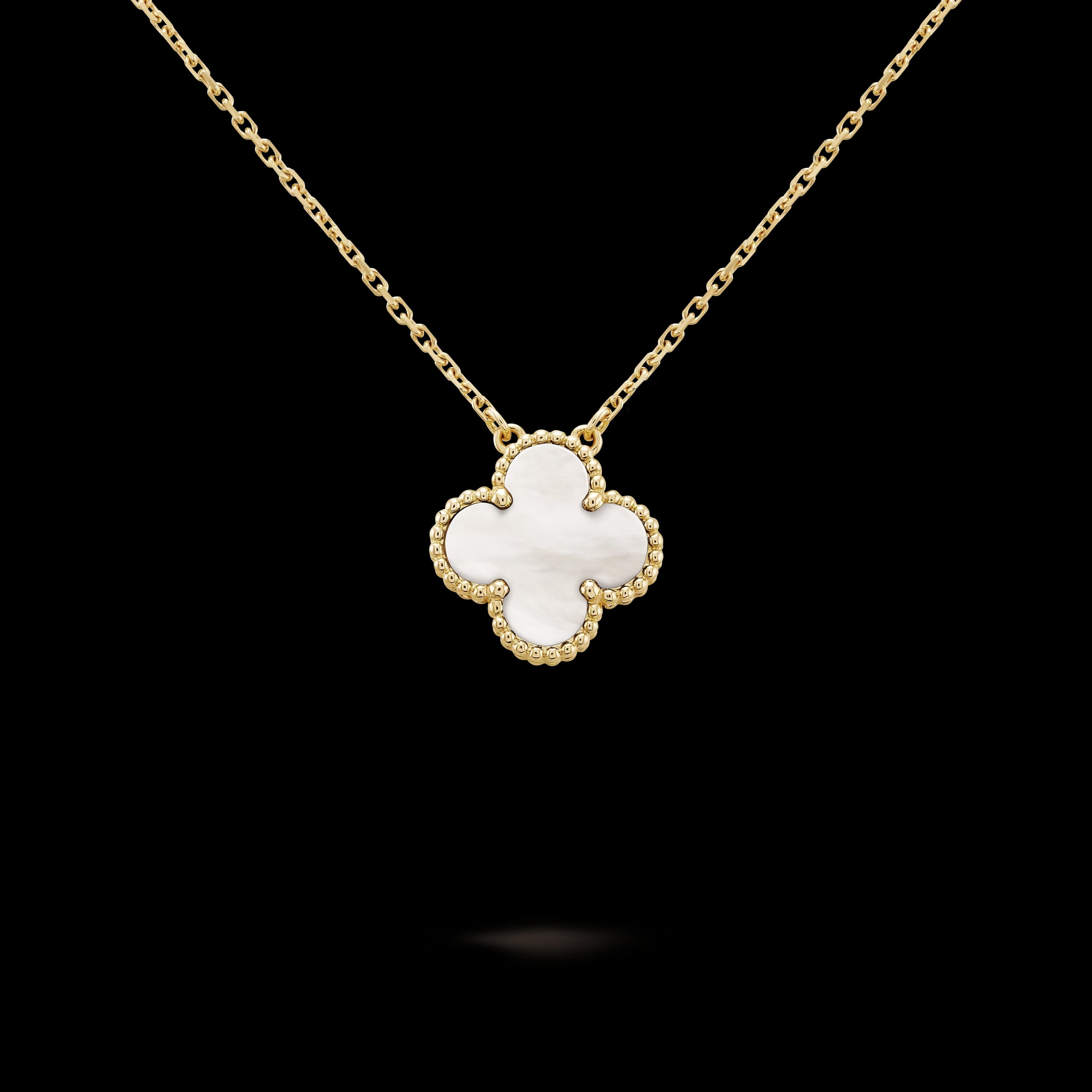 Colar Vintage Alhambra Black Red