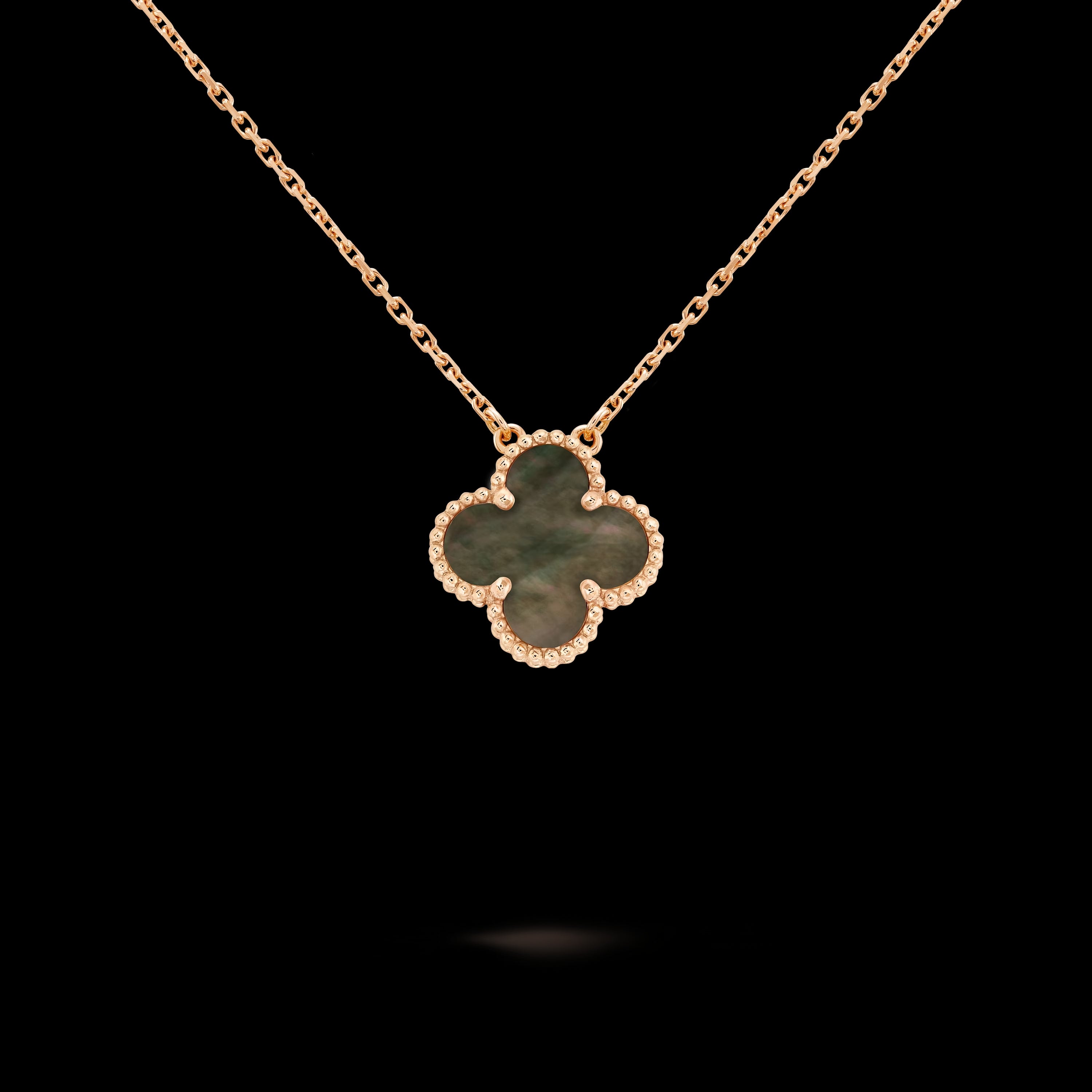 Colar Vintage Alhambra Black Red