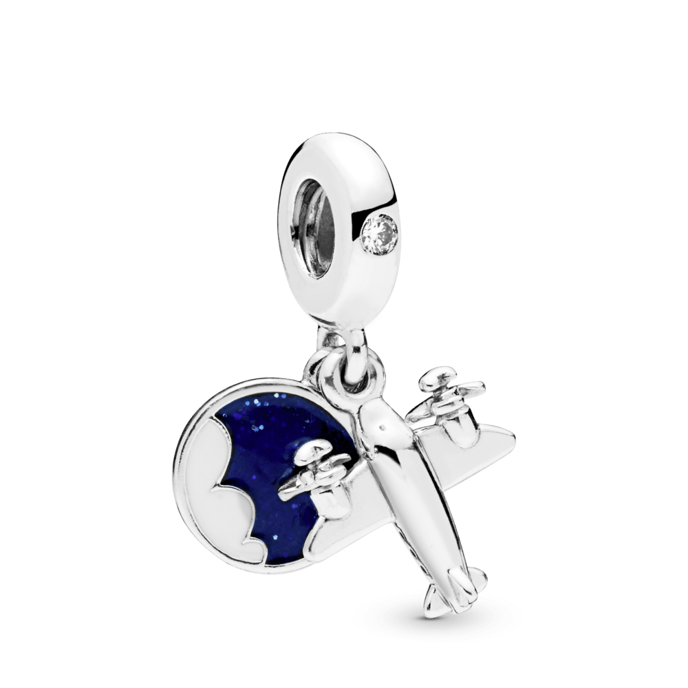 Charm Pendente Viagem De Avião - Wayne Joias