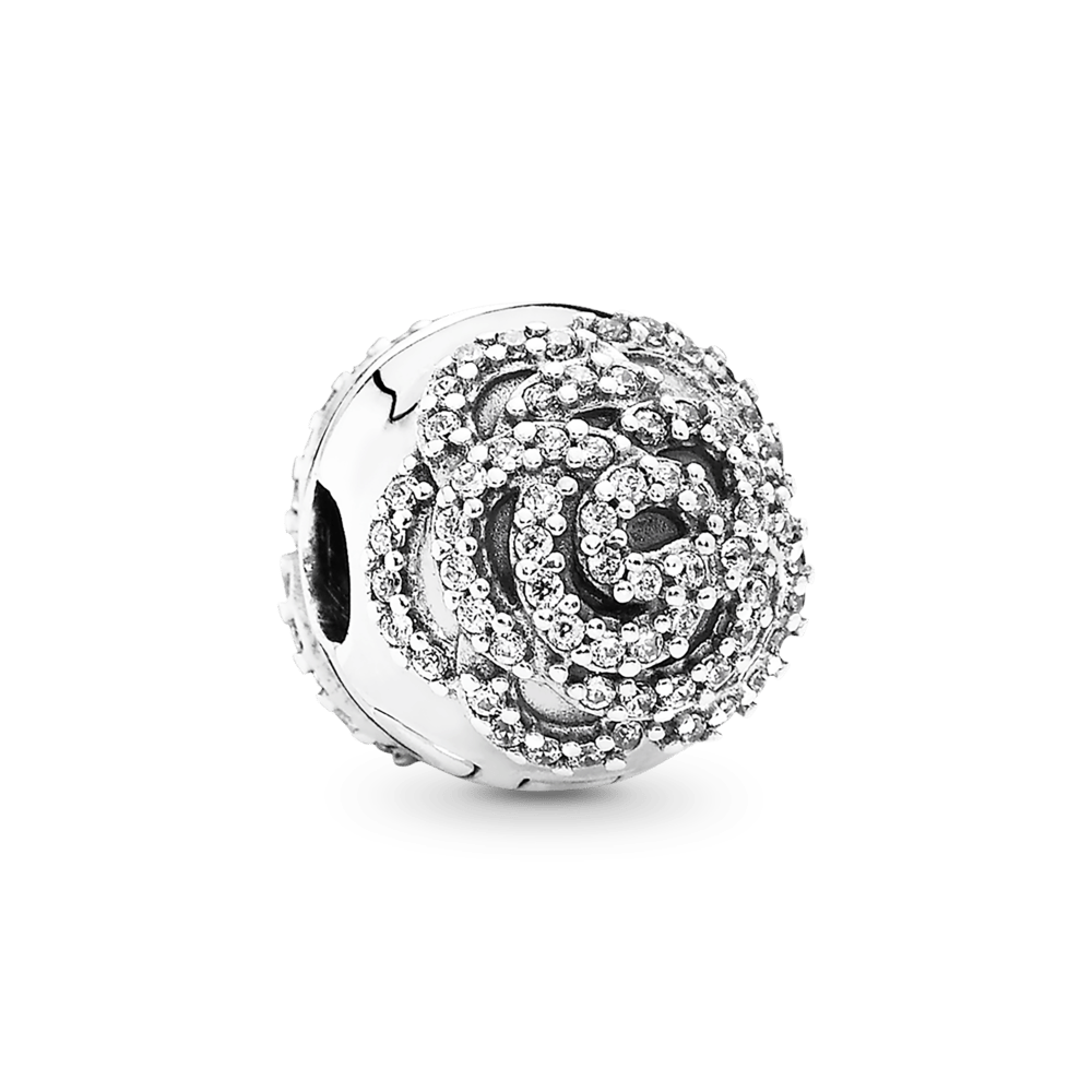 Clipe Rosa Brilhante