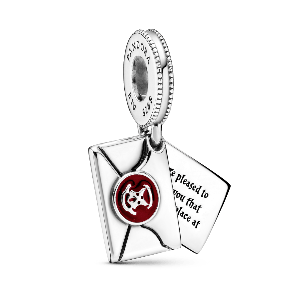 Charm Pendente Carta De Hogwarts - Harry Potter - Wayne  Joias
