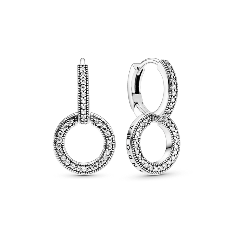 Brinco Dupla Brilhante - Wayne  Joias