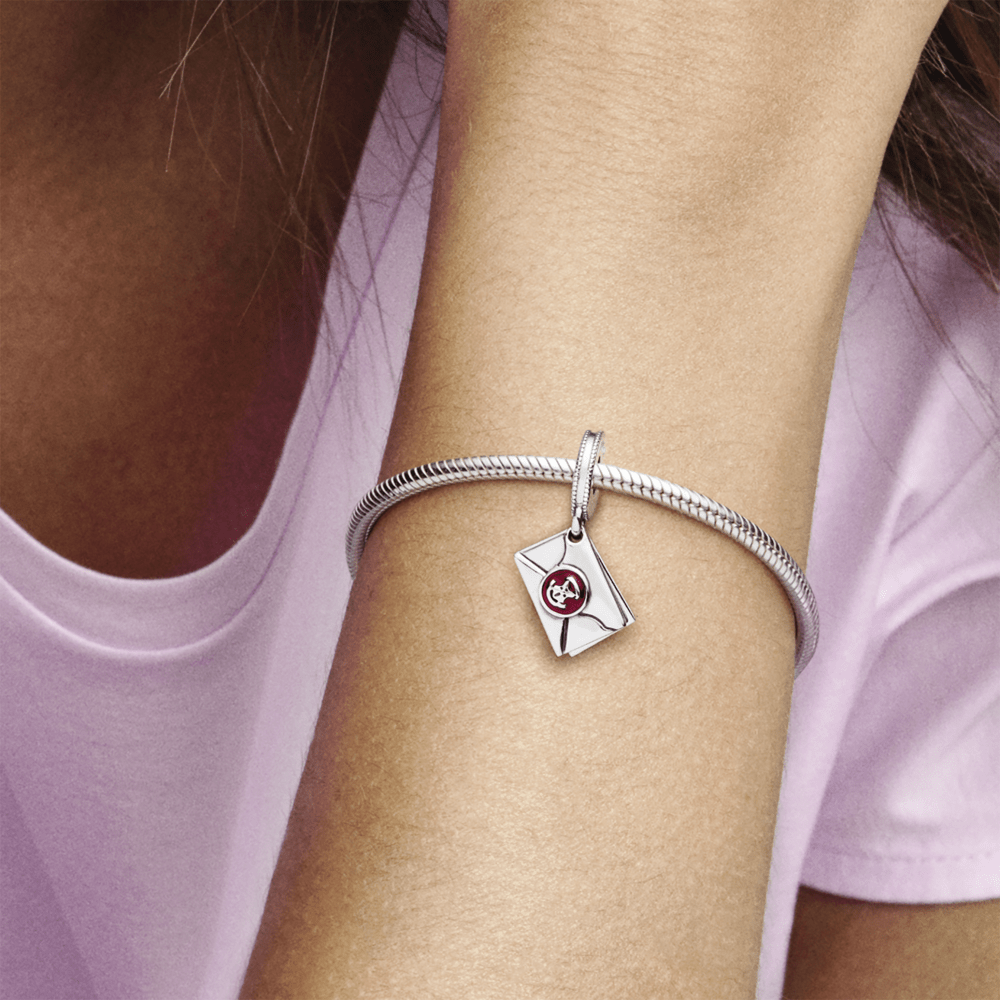 Charm Pendente Carta De Hogwarts - Harry Potter - Wayne  Joias