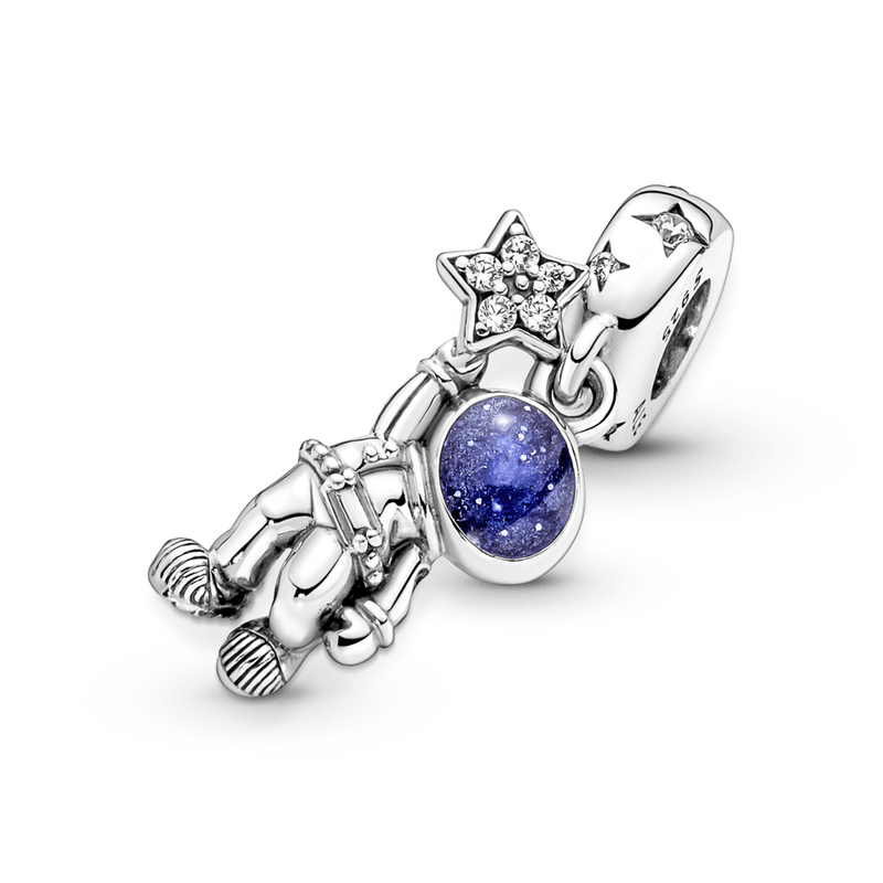 Charm Pendente Astronauta Na Galáxia - Wayne Joias