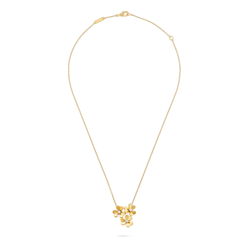 Colar Frivole 3 Flores - Wayne Joias