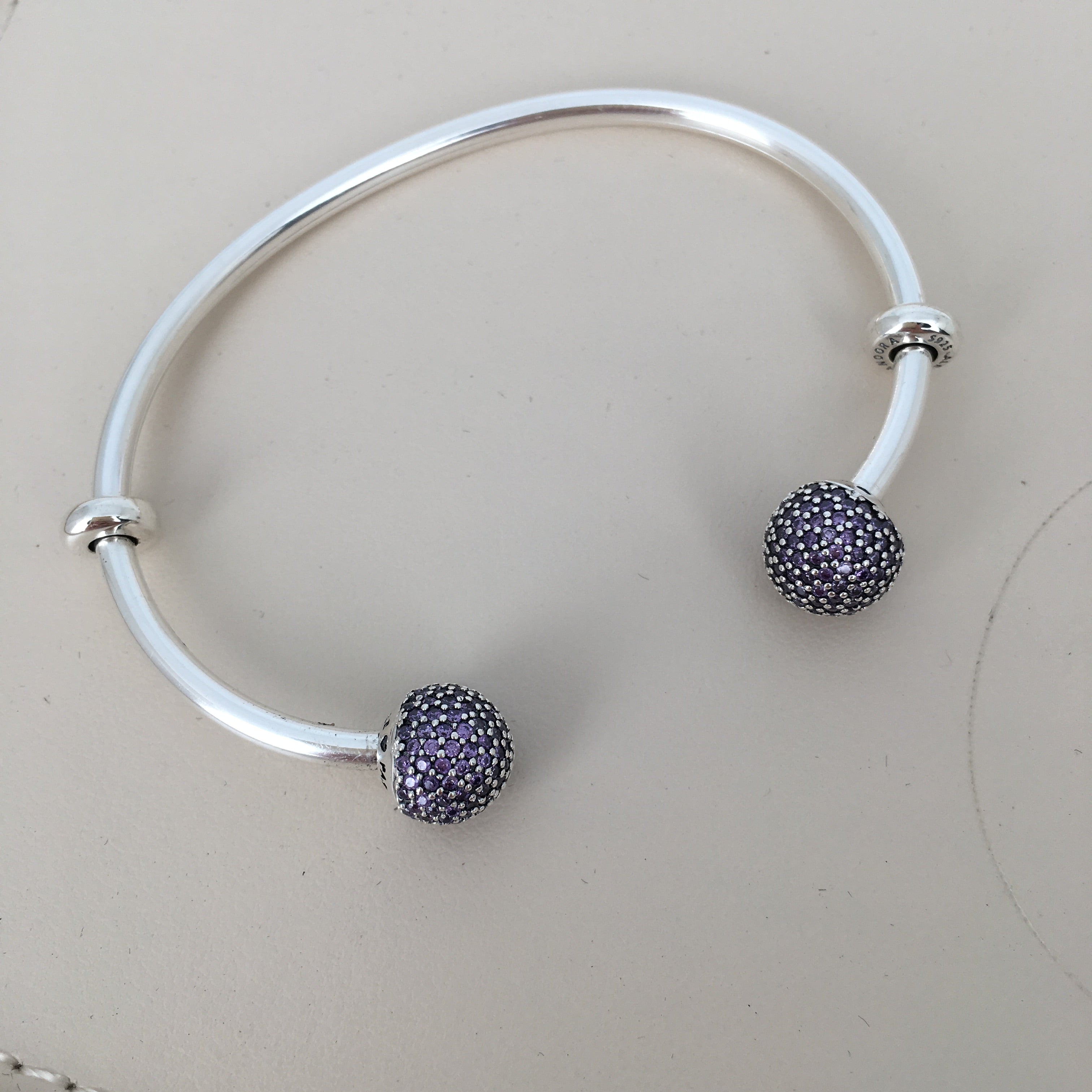 Pulseira Aberta Crie e Combine Pavé - Wayne  Joias