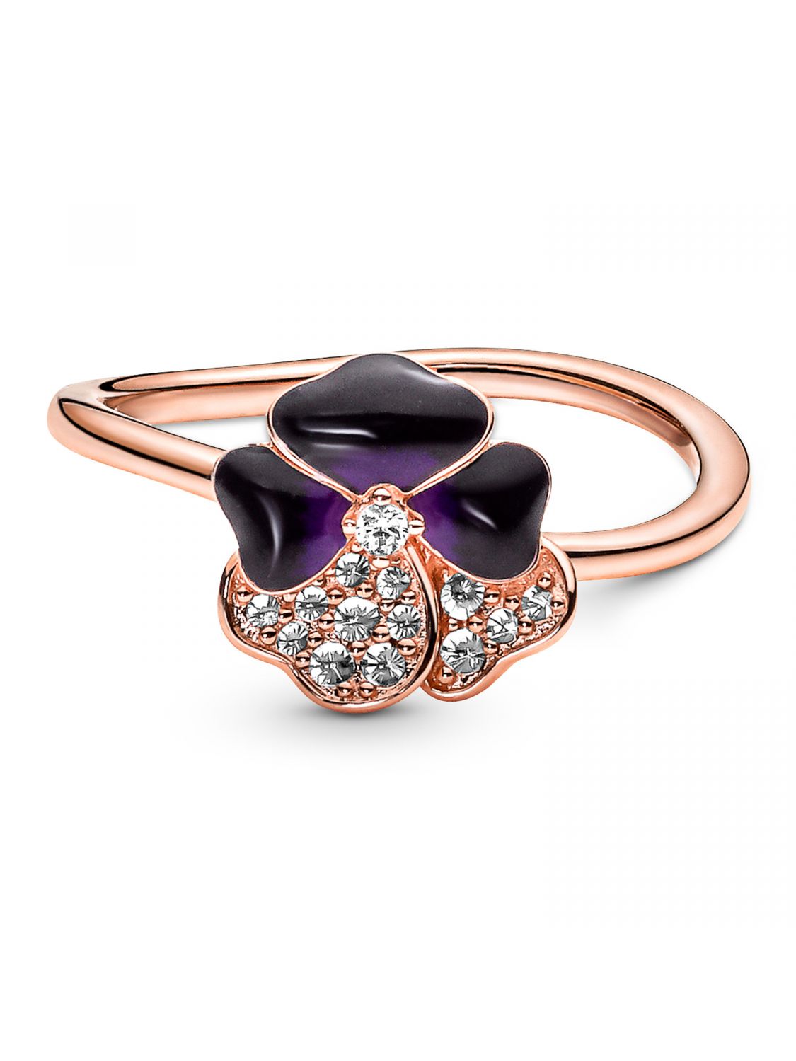 Anel de Flor Amor-Perfeito - Wayne  Joias