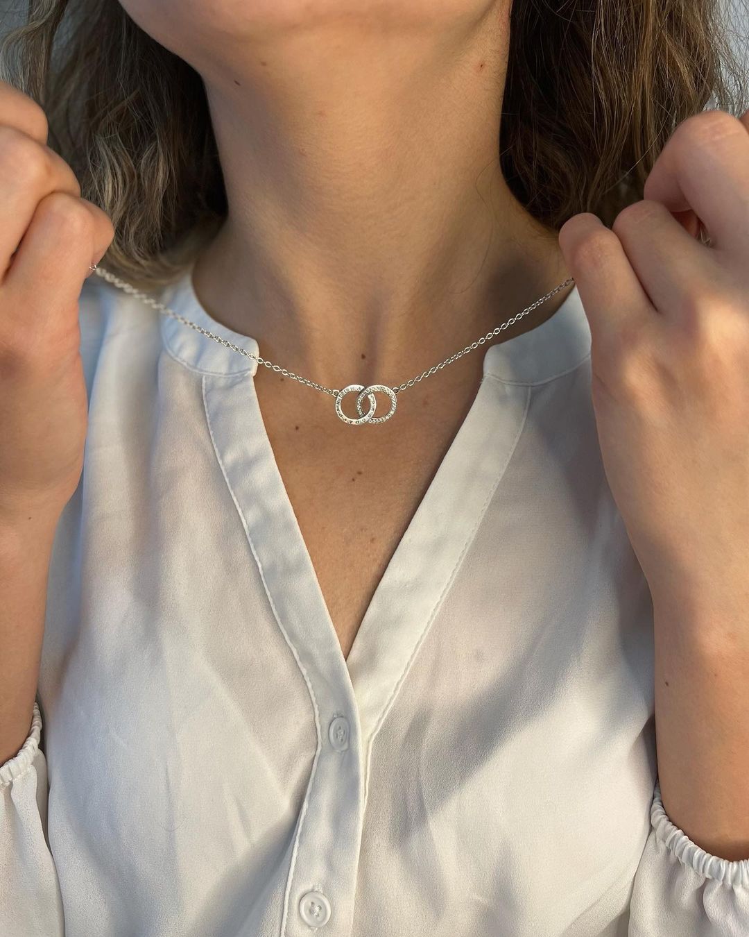 Colar Círculo Duplo - Wayne Joias