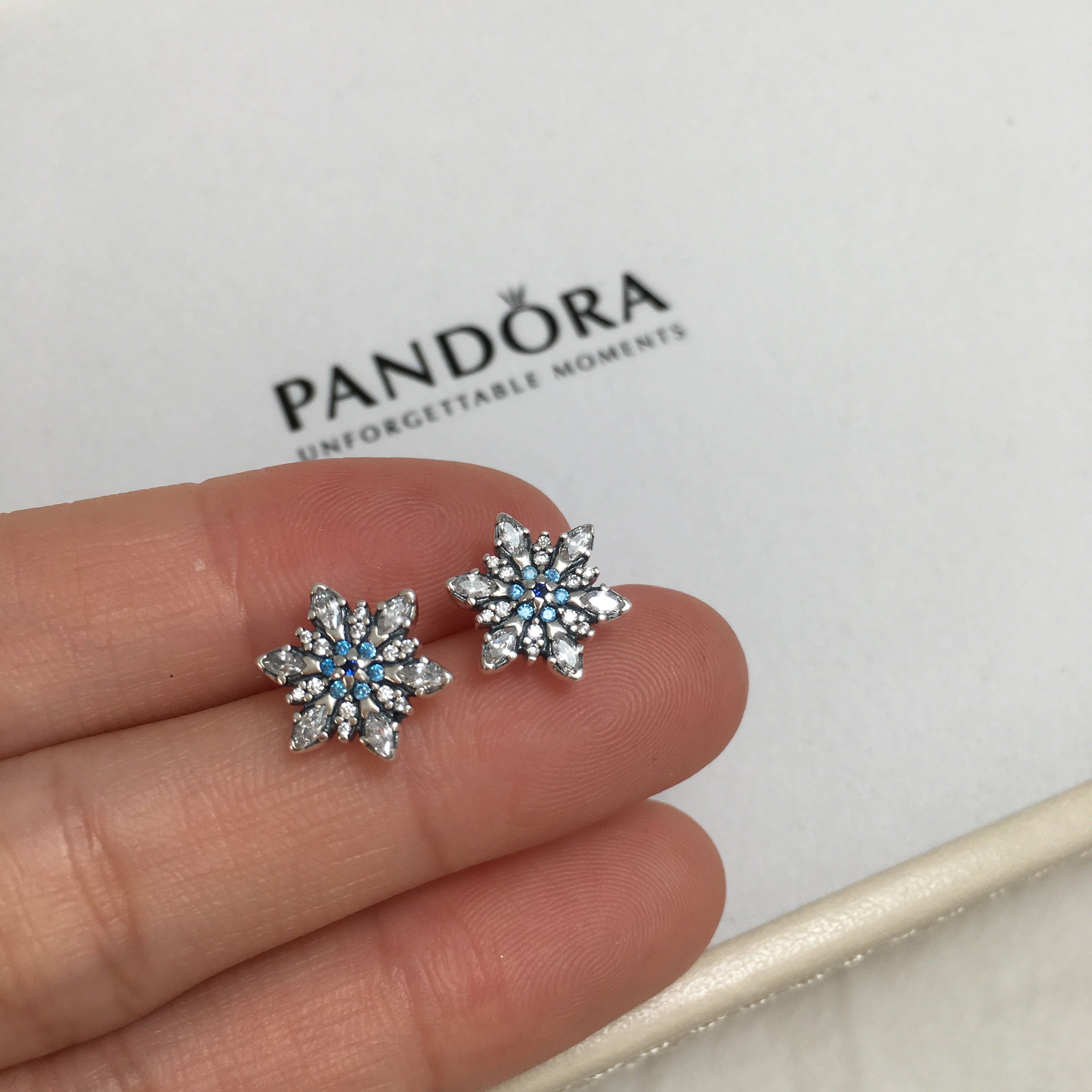 Brinco Cristal de Neve - Wayne Joias