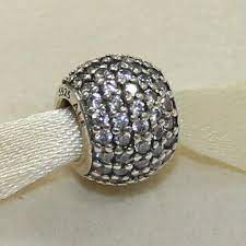 Charm De Prata Pave Branco