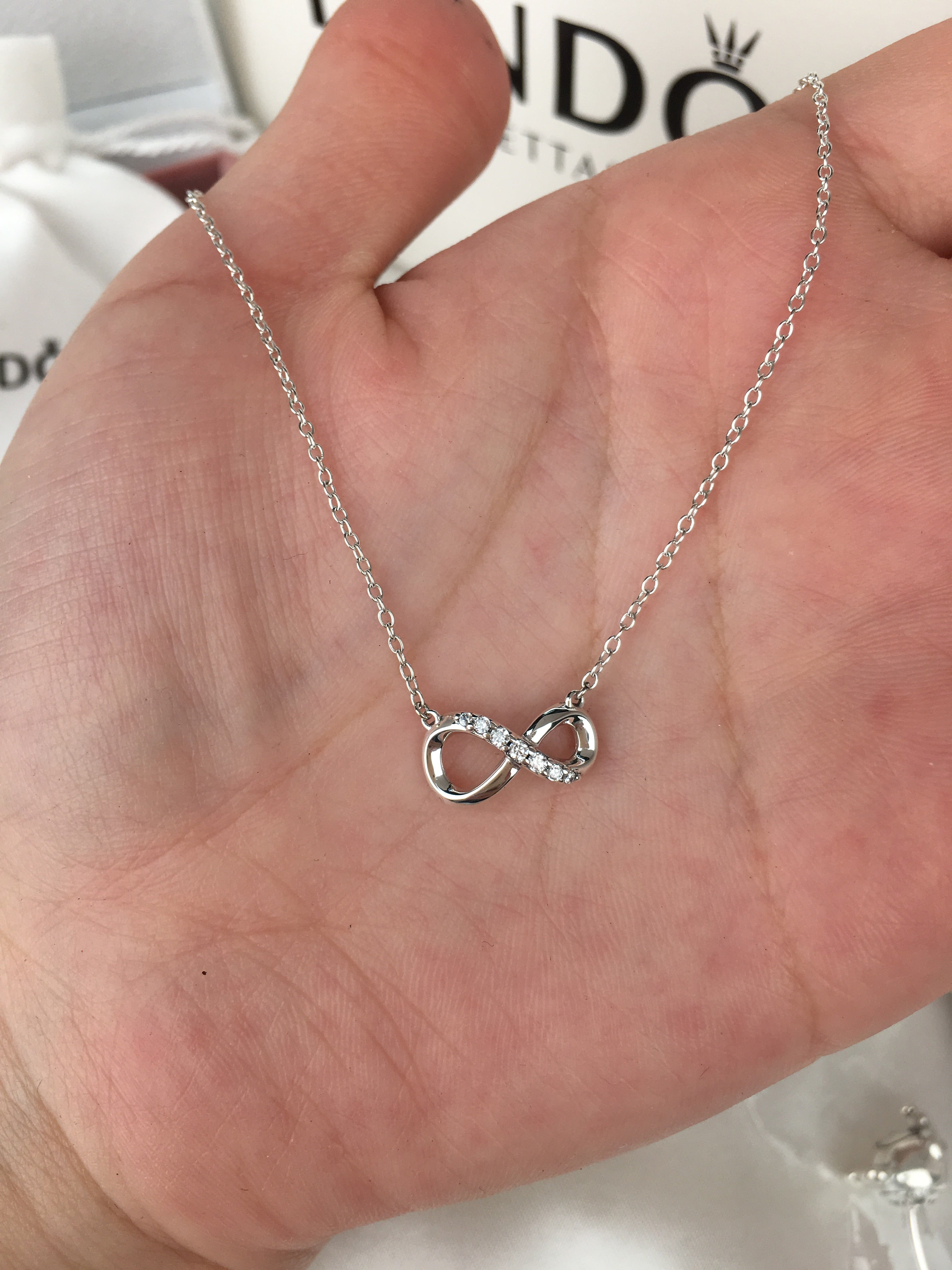 Colar Infinito Brilhante - Wayne Joias