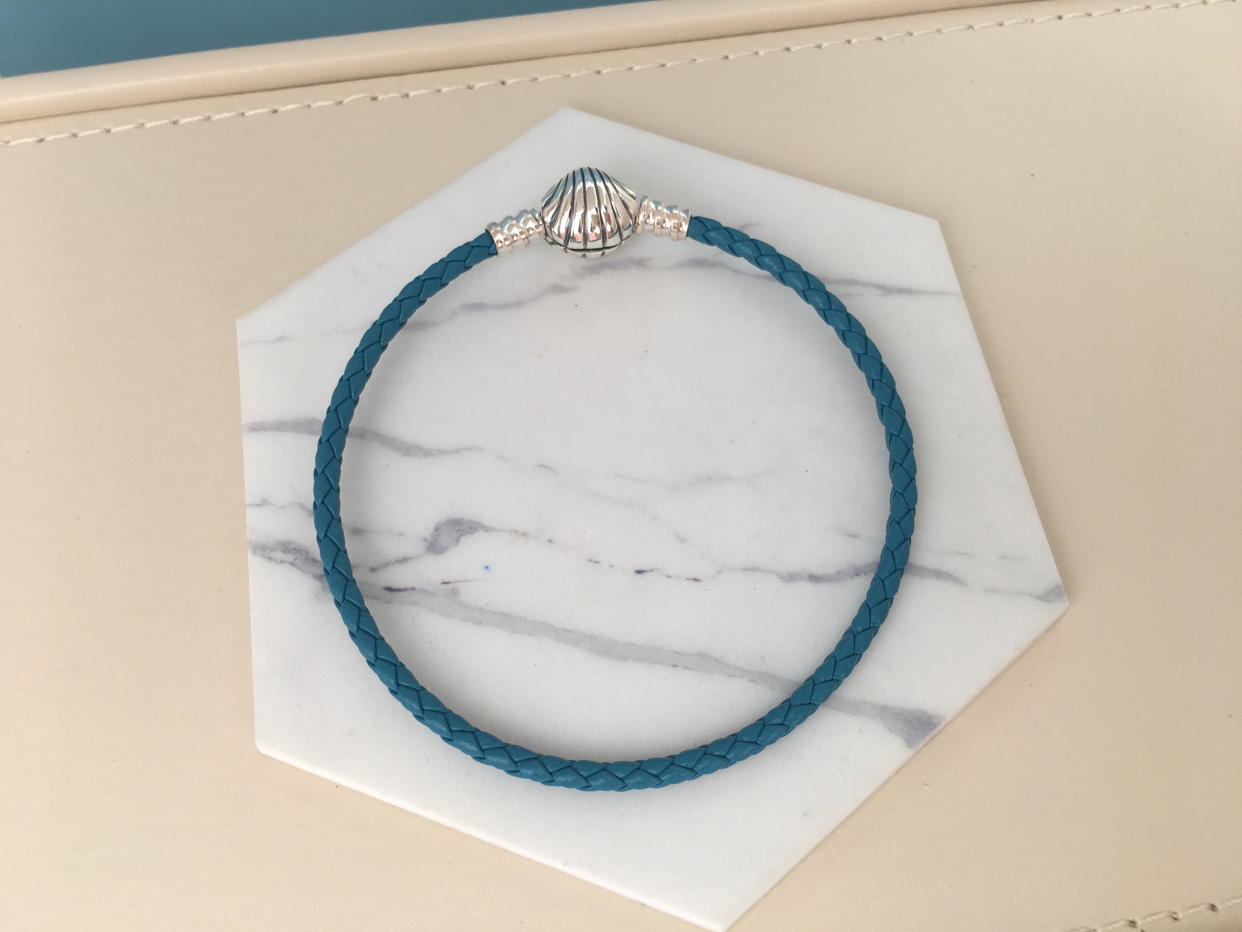 Pulseira Couro Concha do Mar - Wayne  Joias
