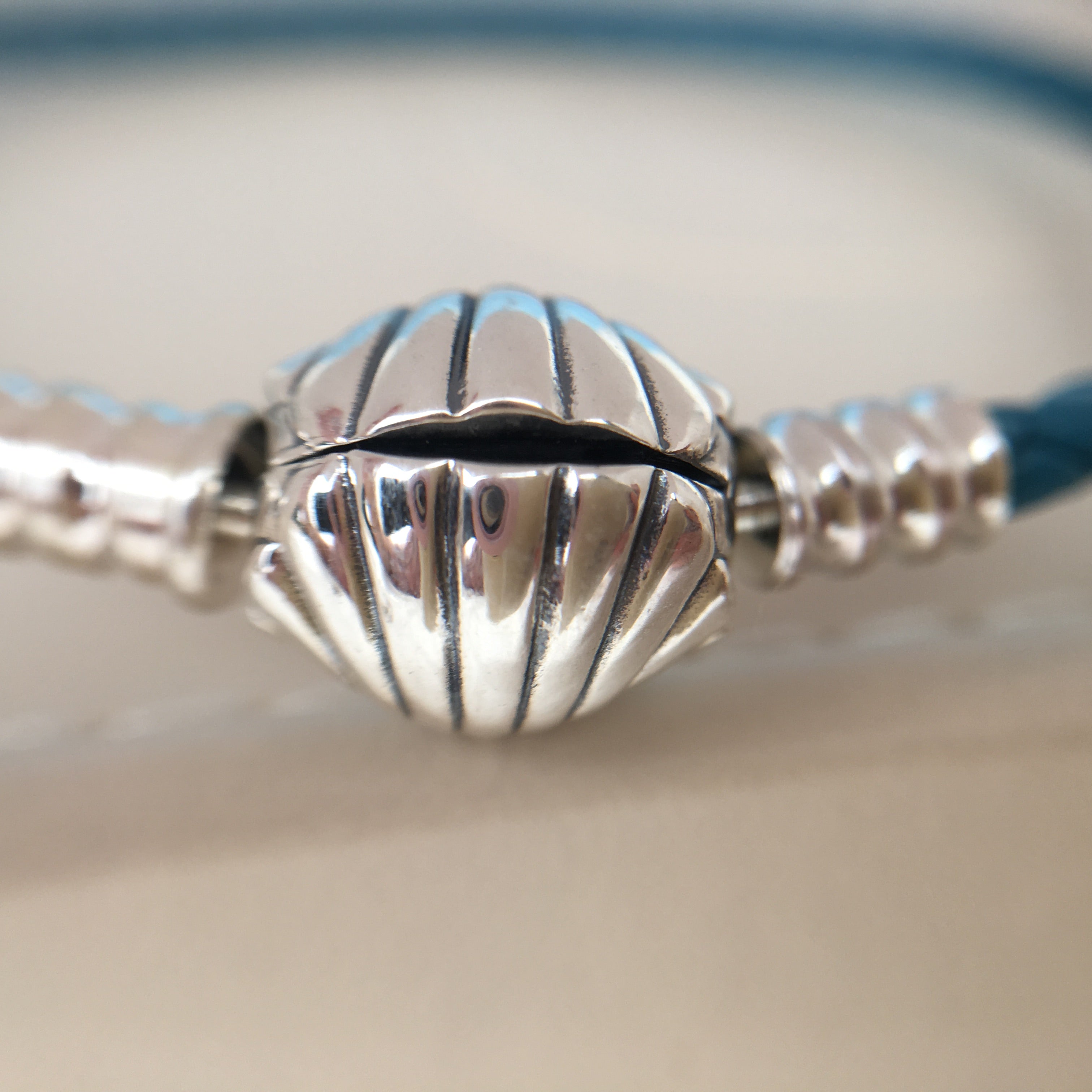 Pulseira Couro Concha do Mar - Wayne  Joias