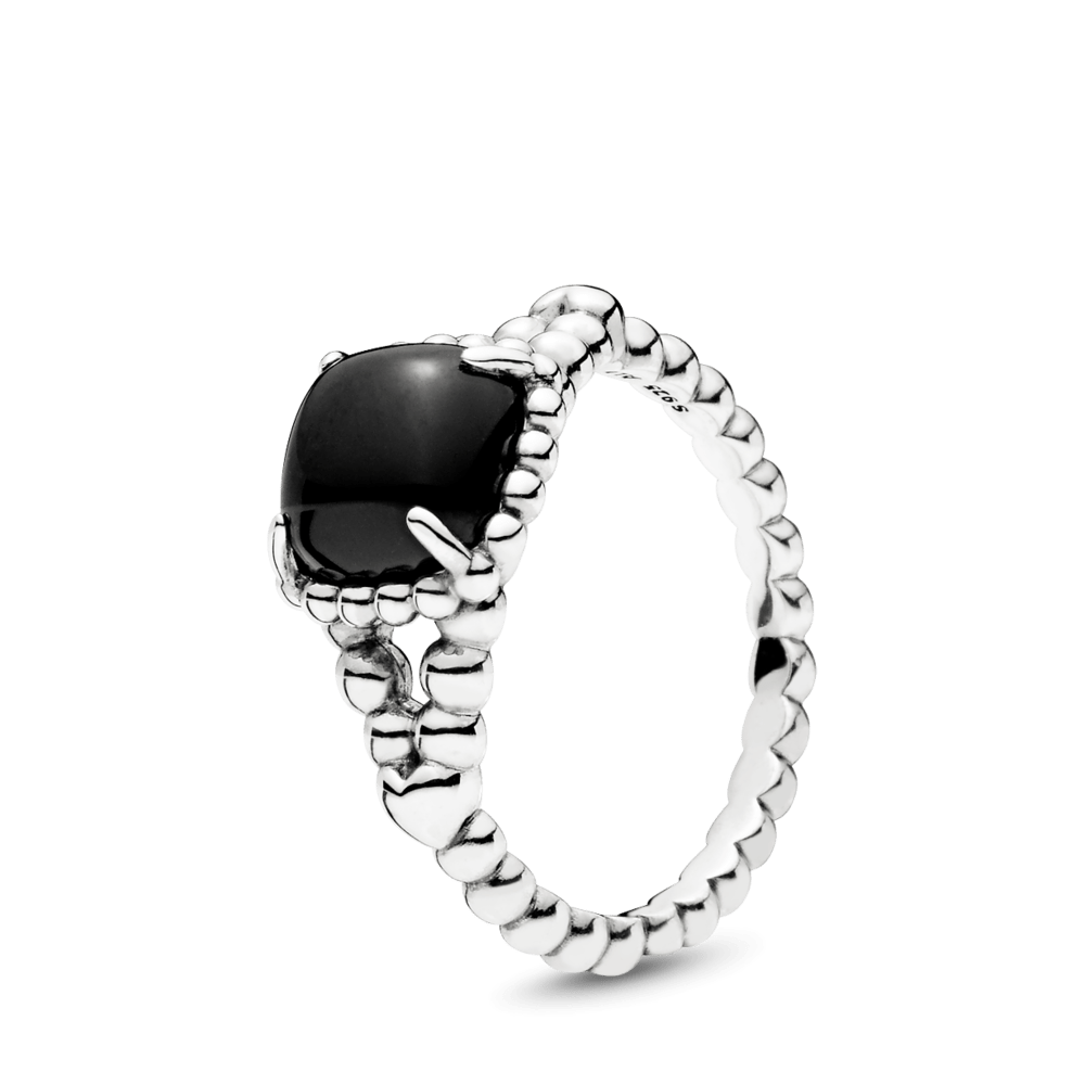 Anel Espirito Vibrante Preto - Wayne  Joias