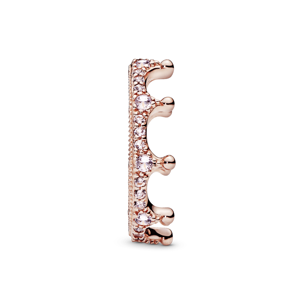 Anel Rose Coroa Da Princesa - Wayne Joias