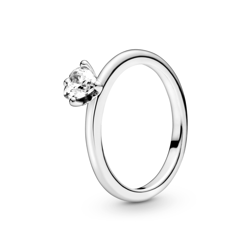 Anel Solitário Prata - Wayne Joias