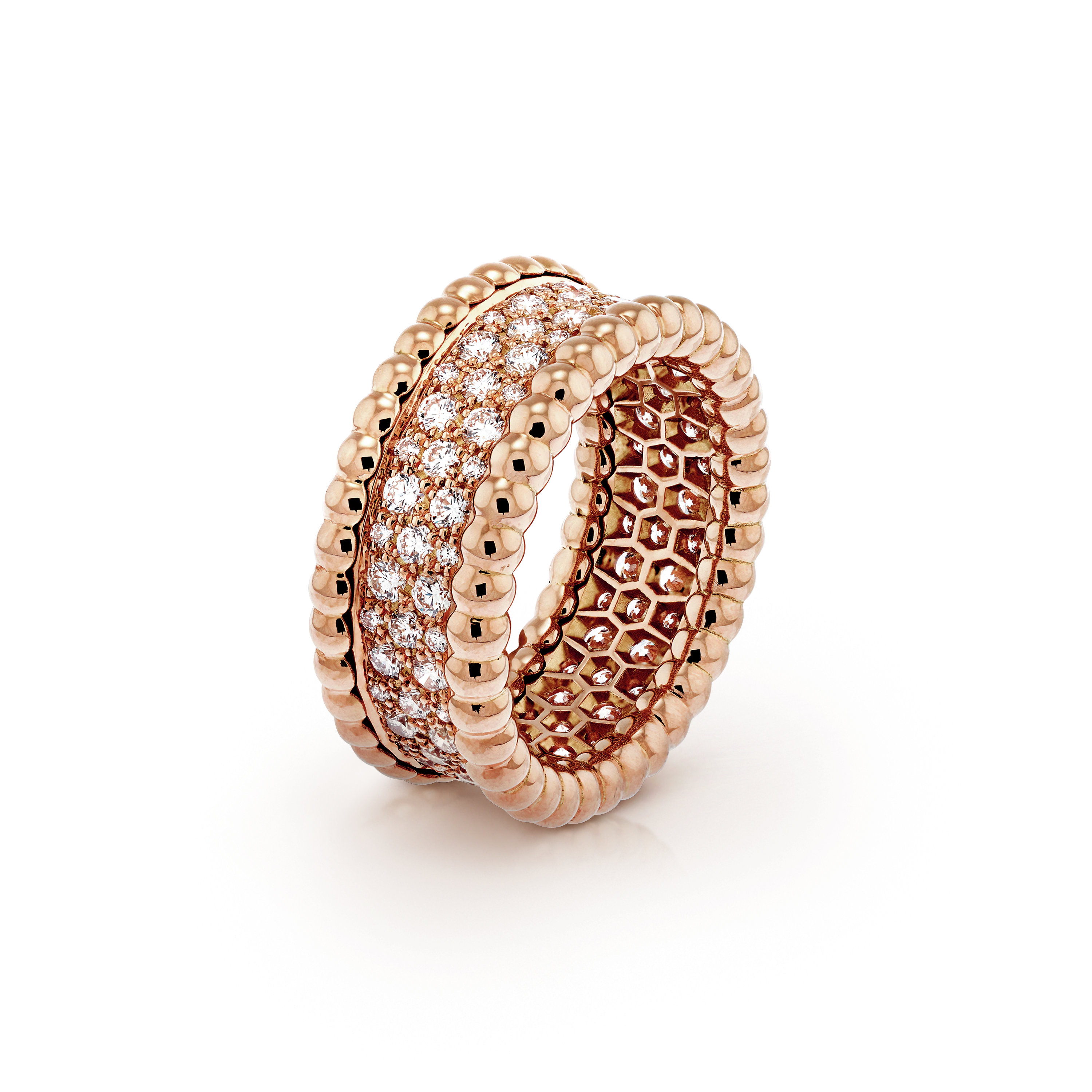 Anel de Brilhantes Perlée