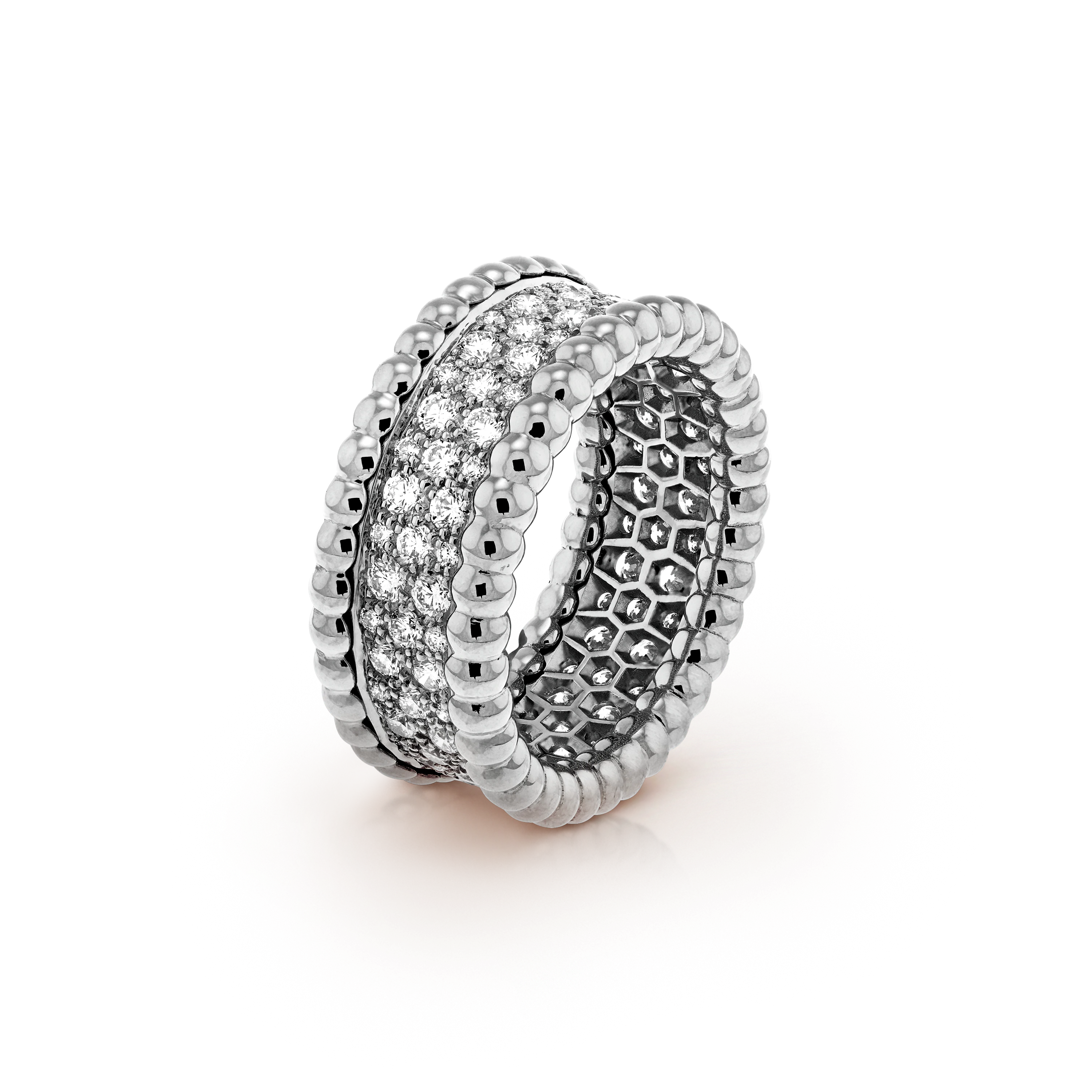 Anel de Brilhantes Perlée