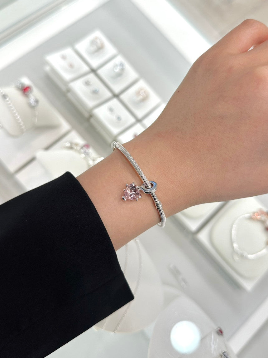 Charm Árvore genealógica rosa e coração