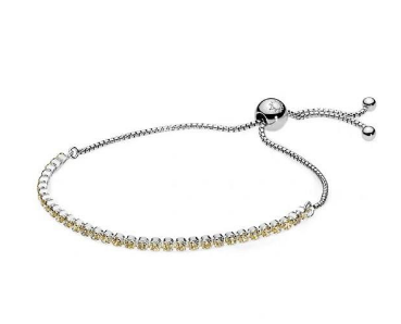 Pulseira Com Brilhantes - Wayne  Joias