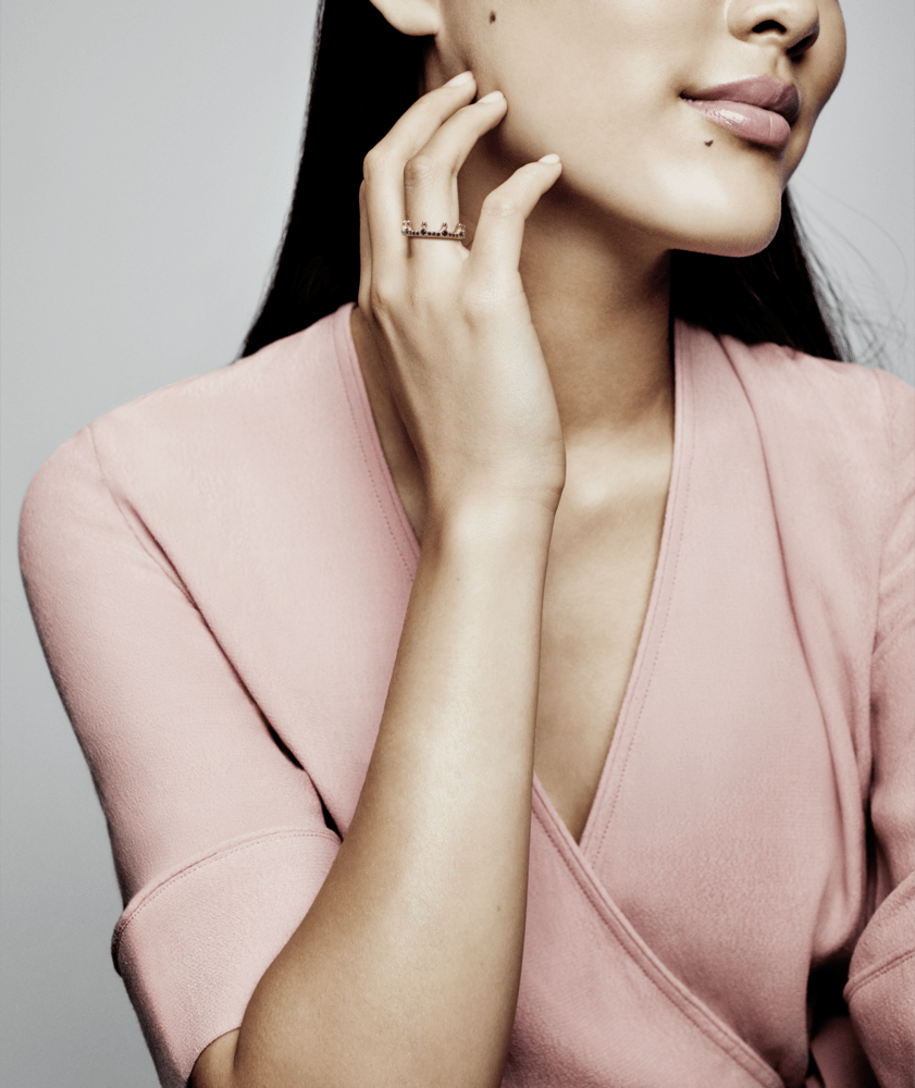 Anel Coroa da Princesa Moderna - Wayne Joias