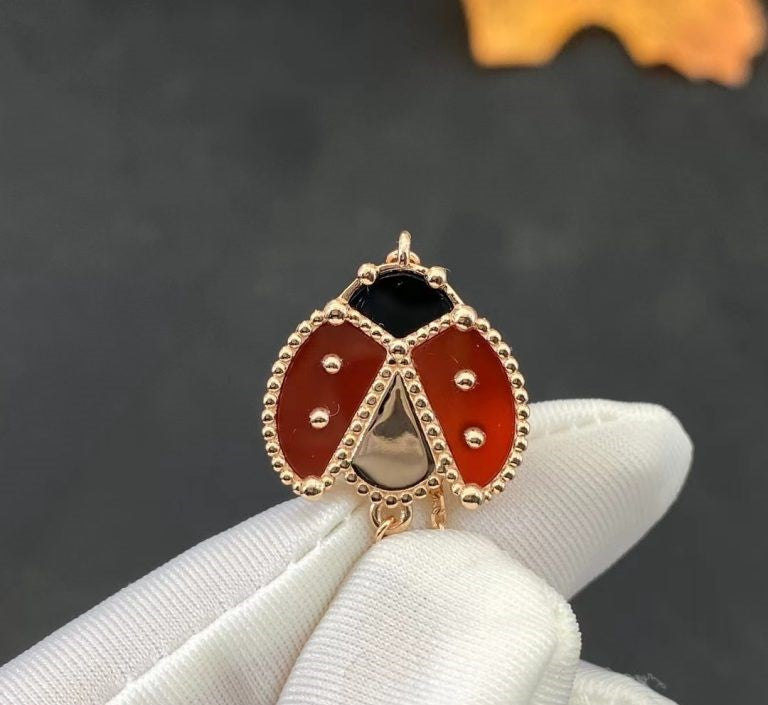 Pulseira Lucky Spring Joaninha Com Asas Abertas