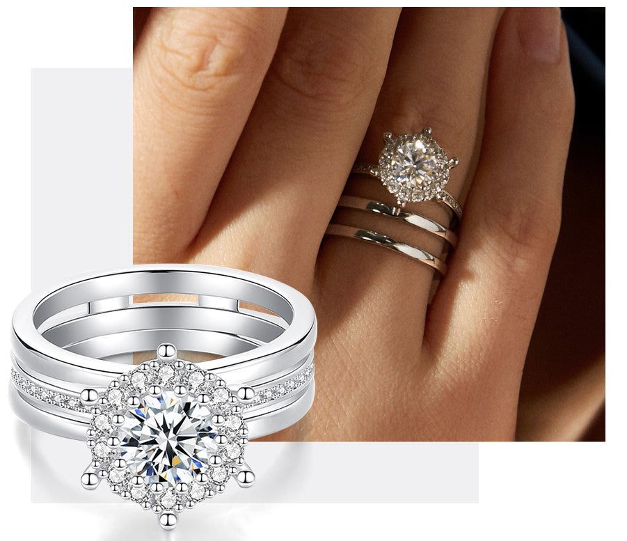 Anel Brilho Elegante - Wayne Joias