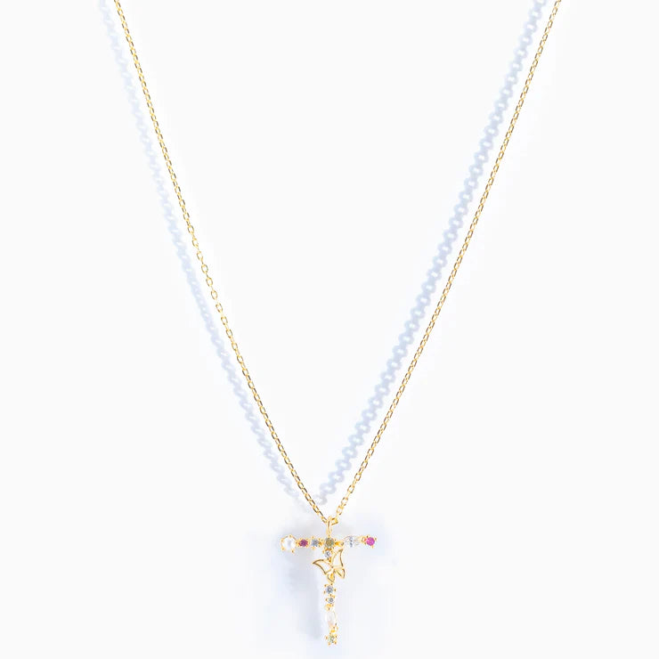 Colar Letra Borboleta