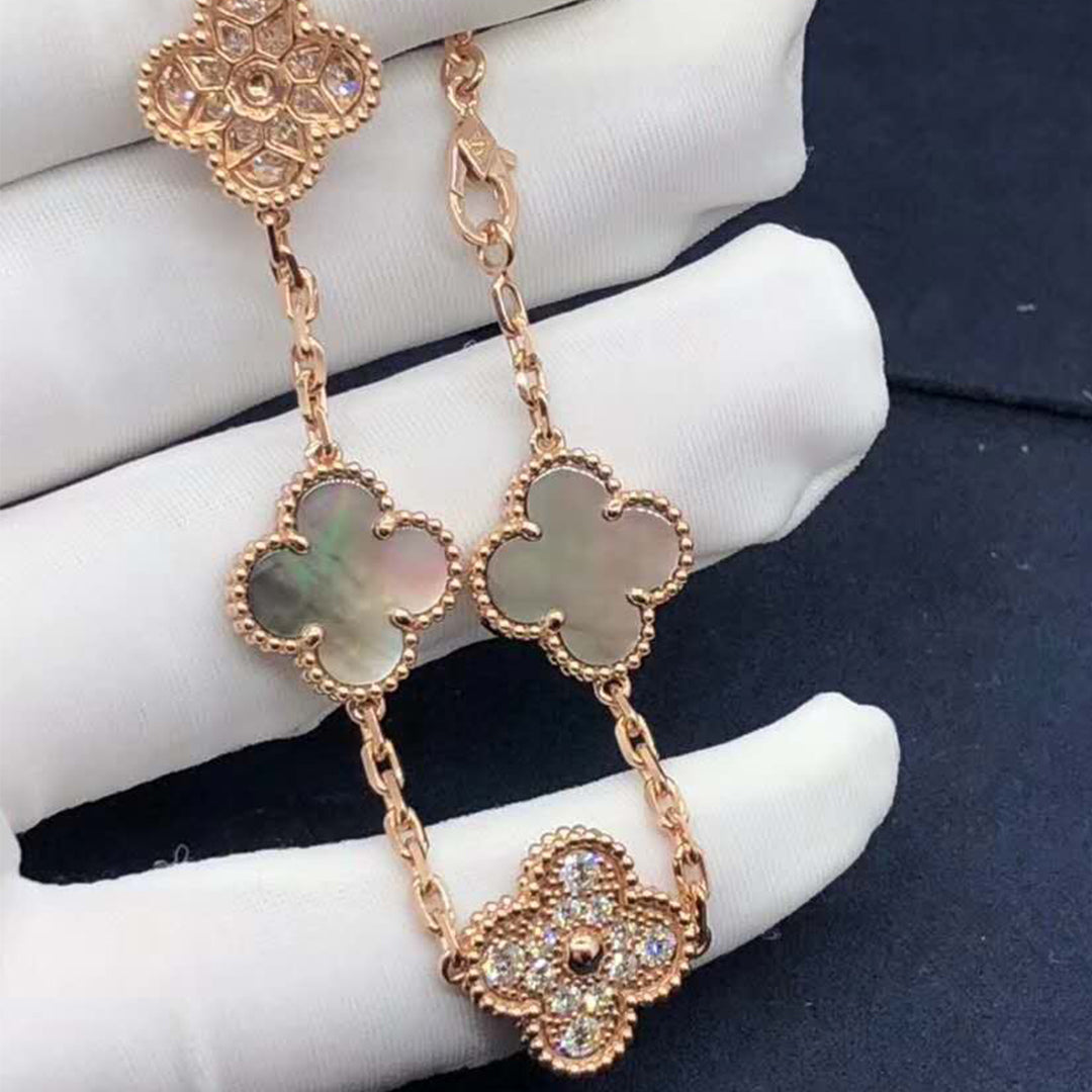 Pulseira Vintage Alhambra Mixer - Wayne Joias