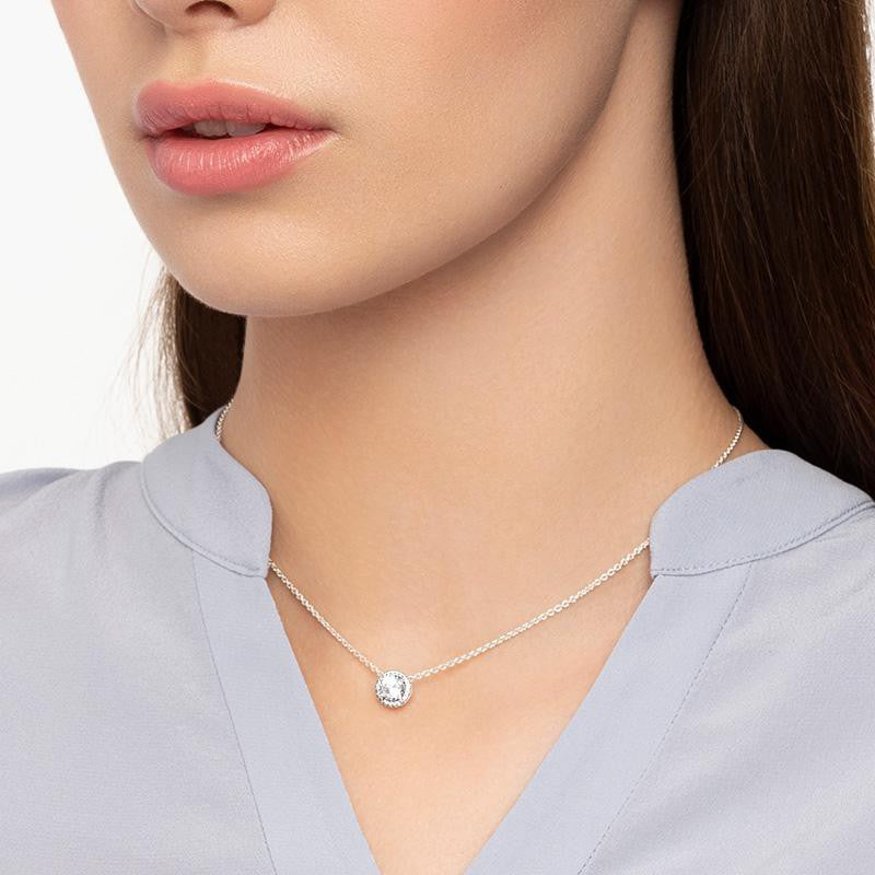 Colar Halo Redondo Brilhante - Wayne Joias