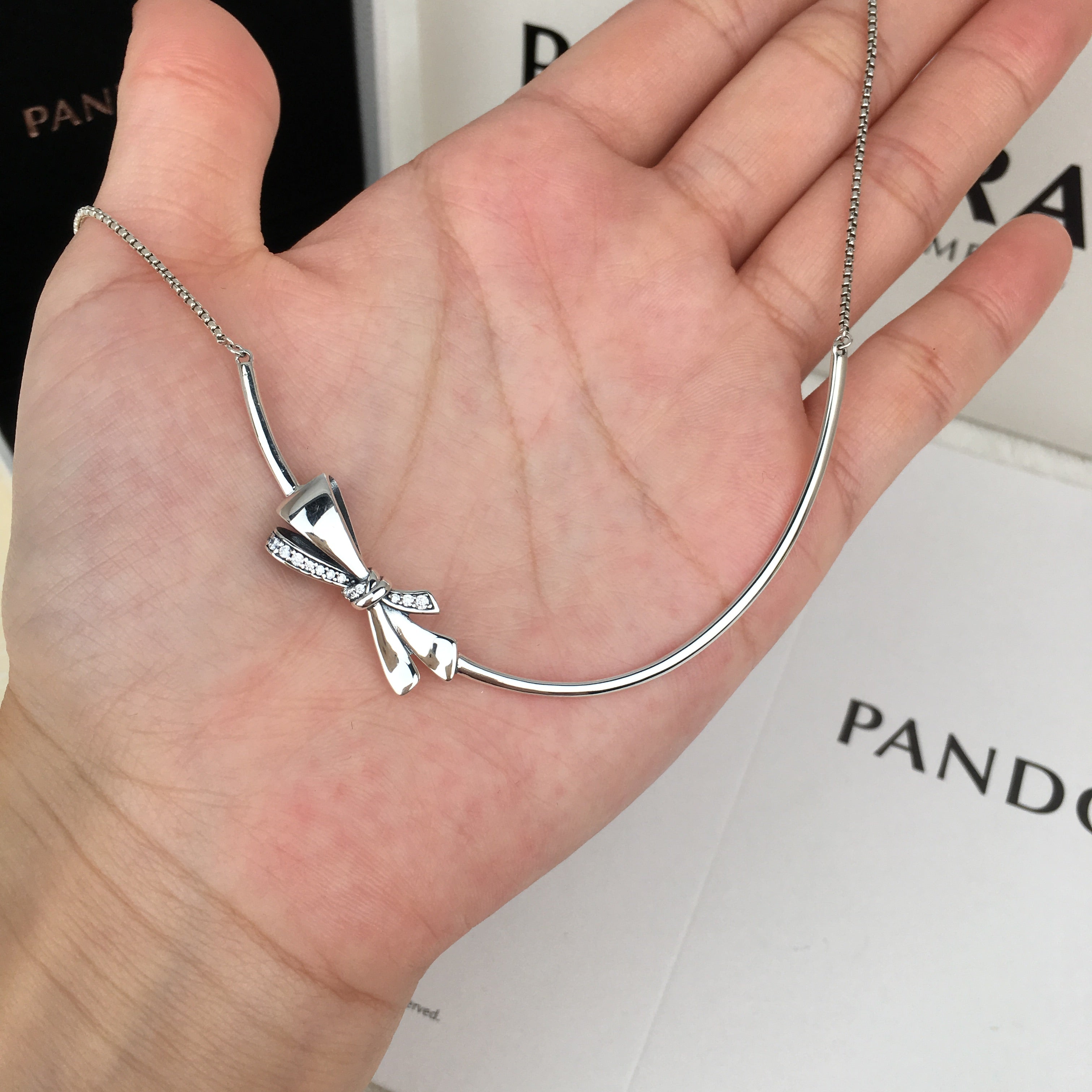 Colar Laço Reluzente - Wayne Joias