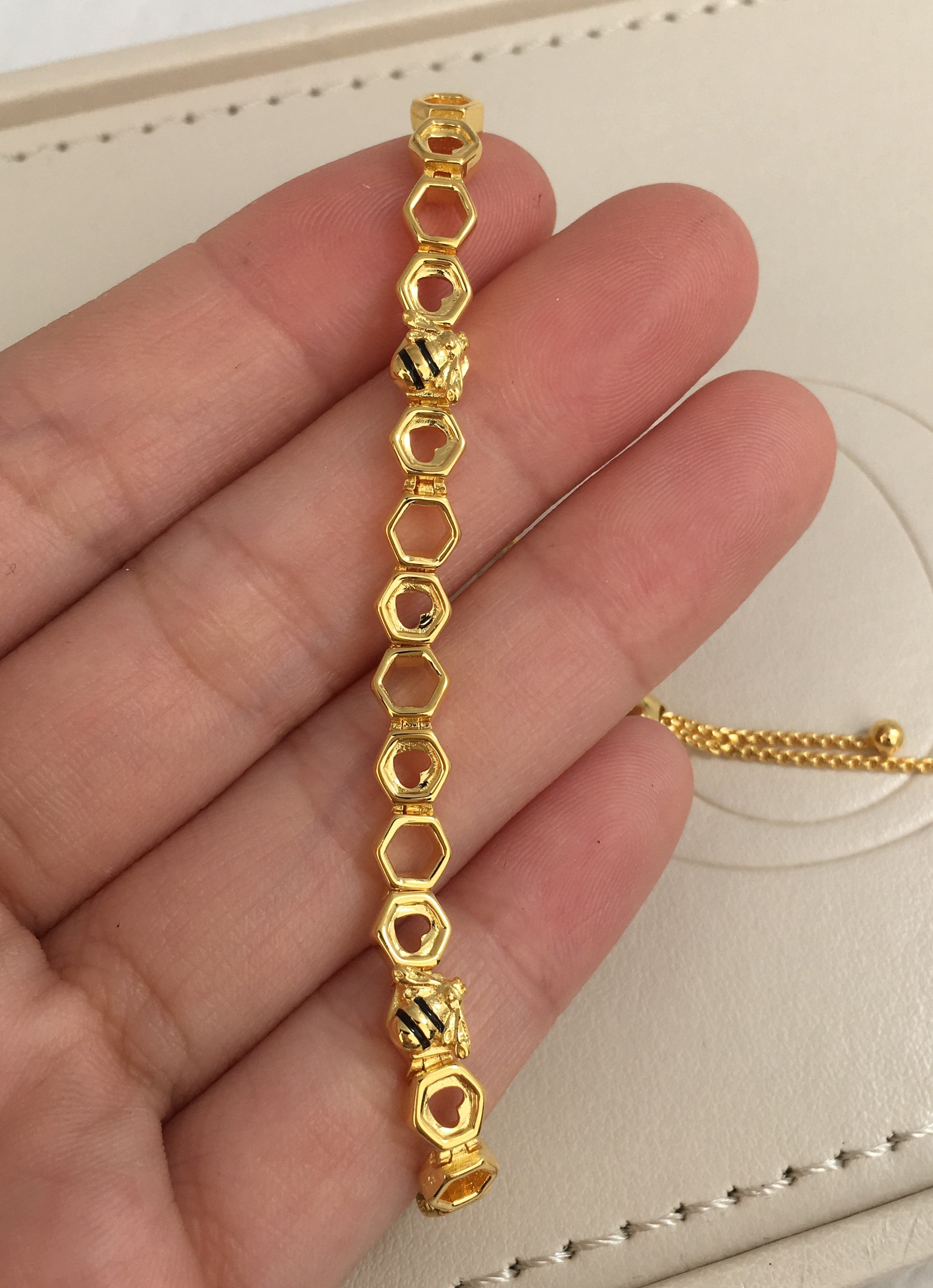 Pulseira Abelha Reluzente - Wayne Joias