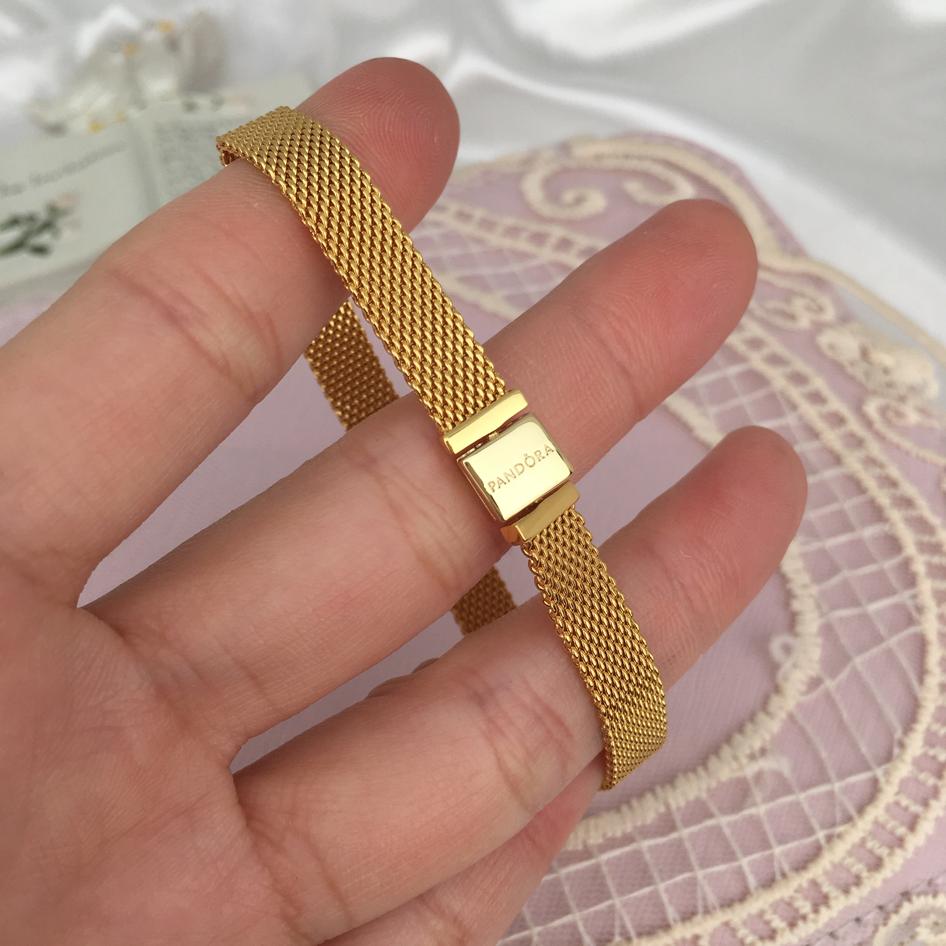 Pulseira Reflexions Mesh - Wayne  Joias