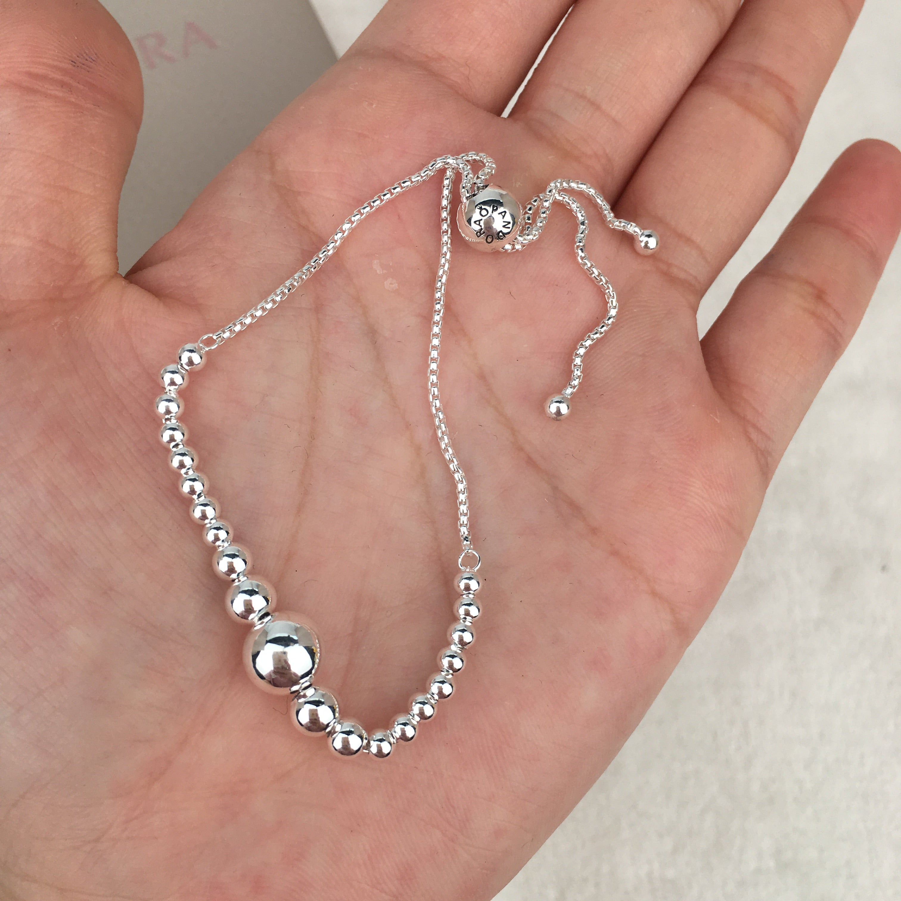 Pulseira Cordão Esferas - Wayne Joias