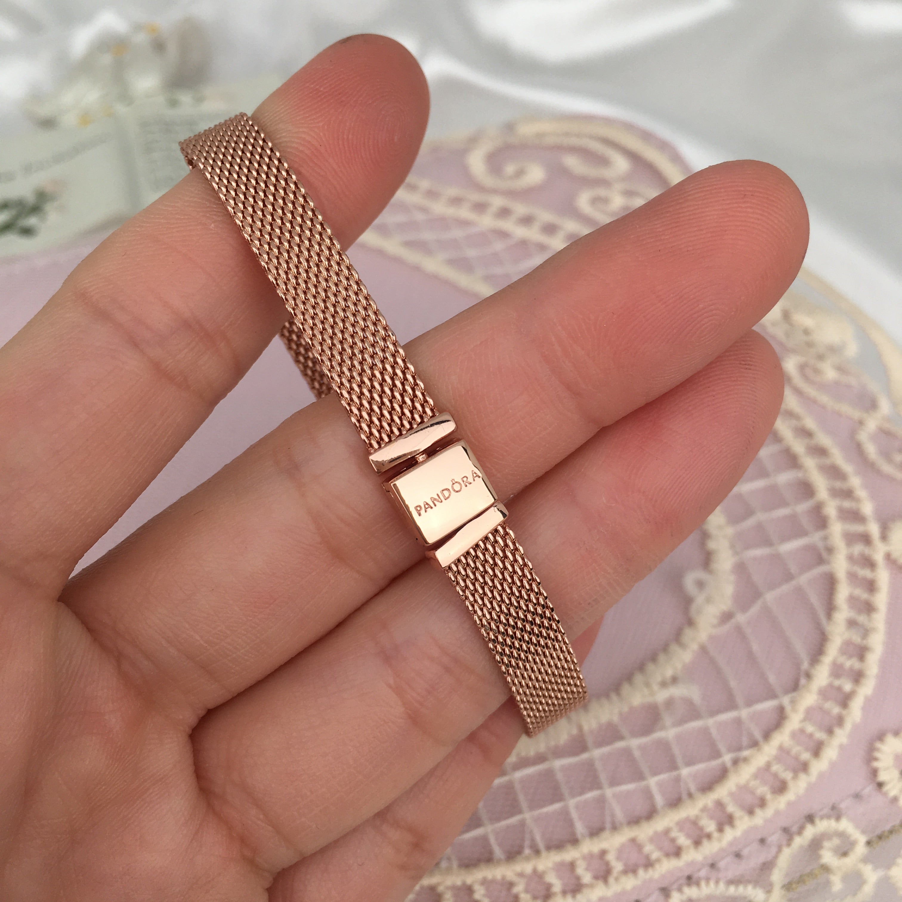 Pulseira Reflexions Mesh - Wayne  Joias