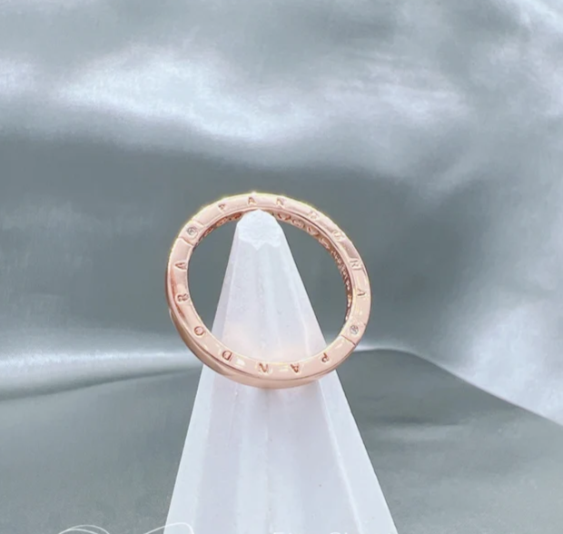 Anel Corações e Ponto Brilhante - Wayne  Joias