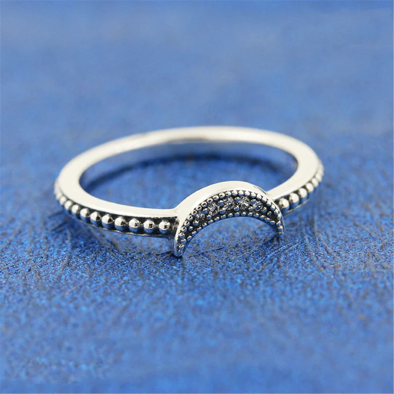 Anel Lua Crescente - Wayne  Joias