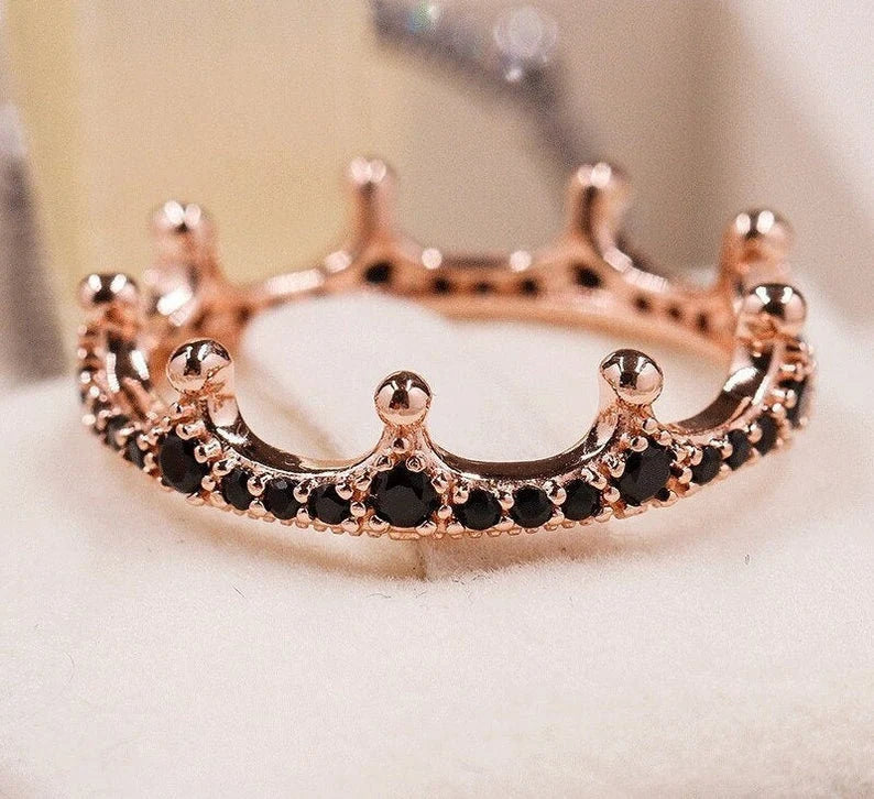 Anel Coroa da Princesa Moderna - Wayne Joias