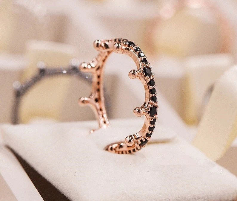 Anel Coroa da Princesa Moderna - Wayne Joias