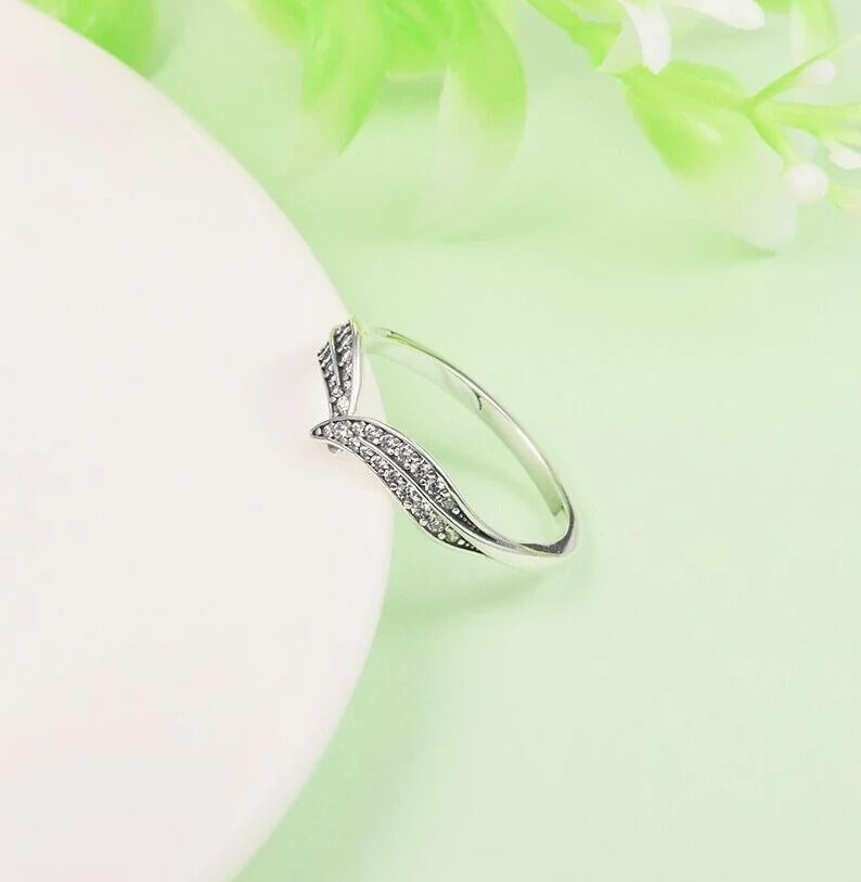 Anel Folhas Brilhantes - Wayne  Joias