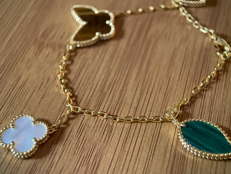 Pulseira Alhambra Heart and Butterfly - Wayne Joias