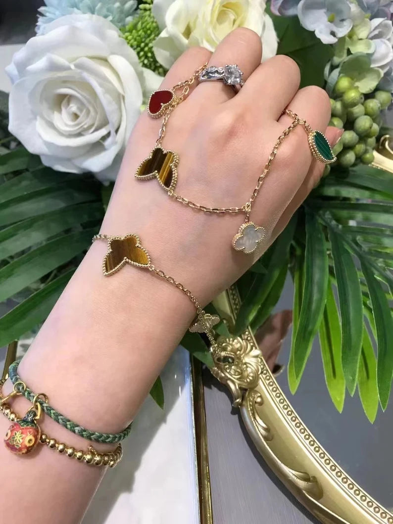 Pulseira Alhambra Heart and Butterfly - Wayne Joias