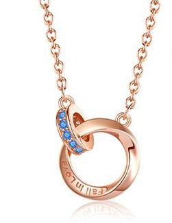 Colar Aneis Infinito - Wayne Joias